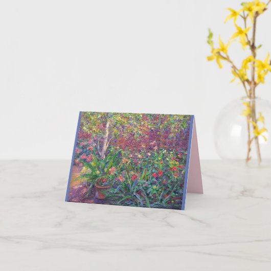 Carte de voeux pliée (Fleur jaune)