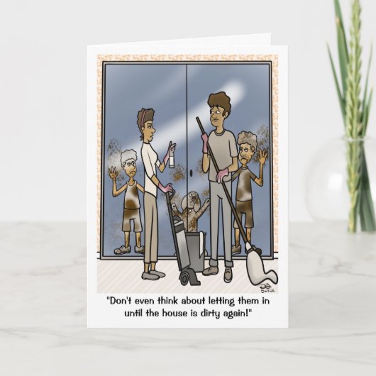 Carte de voeux pliée (Devant)