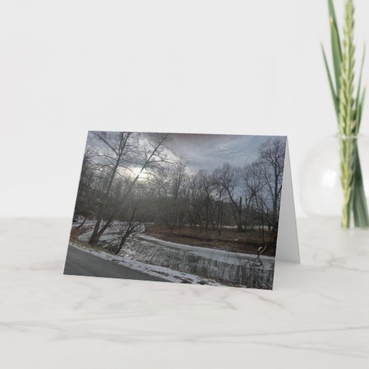 Carte de vœux pliée (Devant)