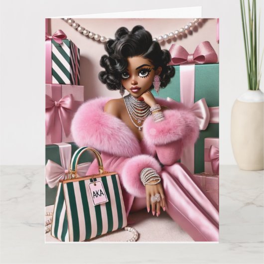 Carte de voeux pliée (Devant)