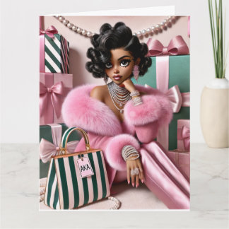 Carte de voeux pliée