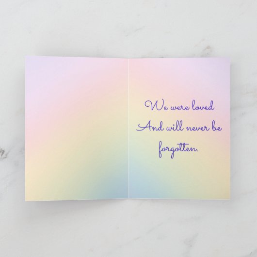 Carte de vœux pliée (Intérieur)