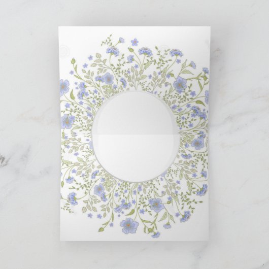 Carte de voeux pliée (Intérieur)