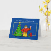 Carte de voeux pliée (Fleur jaune)