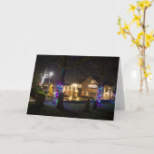 Carte de voeux pliée (Fleur jaune)