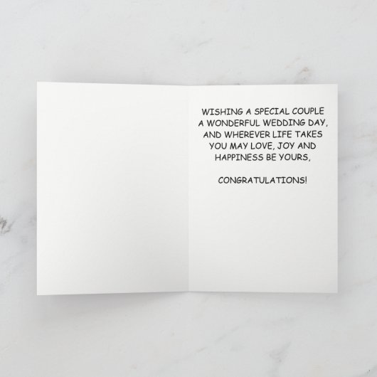 Carte de voeux pliée (Intérieur)