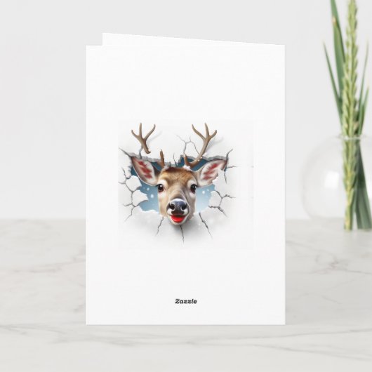 Carte de voeux pliée (Dos)