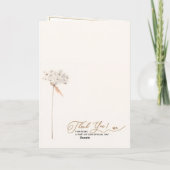 Carte de vœux pliée (Dos)