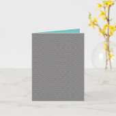 Carte de vœux pliée (Fleur jaune)