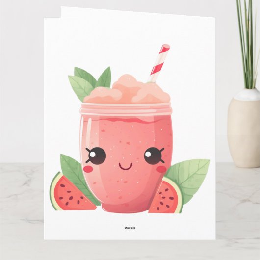 Carte de voeux pliée (Dos)