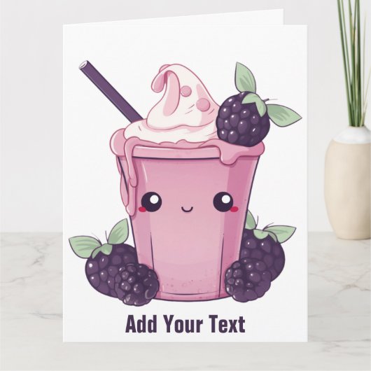 Carte de voeux pliée (Devant)