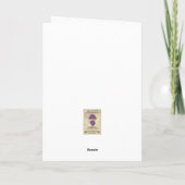 Carte de voeux pliée (Dos)