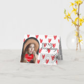 Carte de vœux pliée (Fleur jaune)