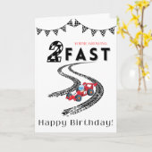 Carte de voeux pliée (Fleur jaune)