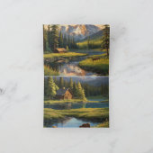 Carte de voeux pliée (Intérieur)