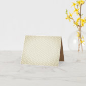 Carte de vœux pliée (Fleur jaune)