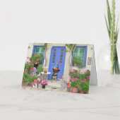 Carte de vœux pliée (Dos)