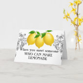 Carte de voeux pliée (Fleur jaune)