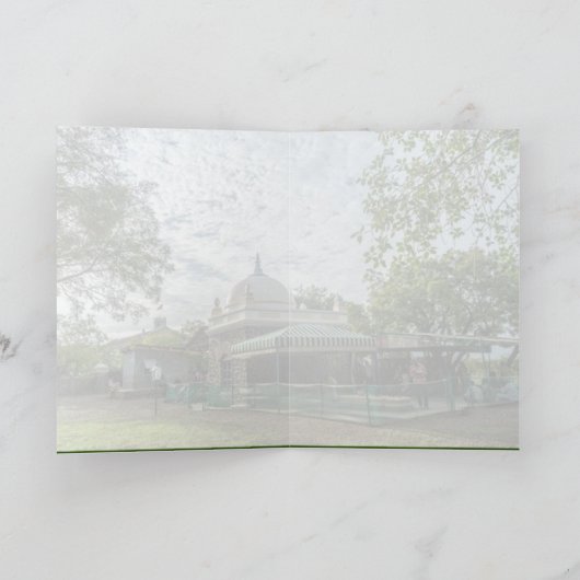 Carte de voeux pliée (Intérieur)