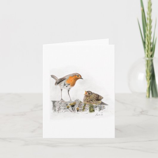 Carte de voeux pliée (Devant)