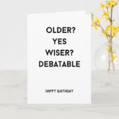 Carte de vœux pliée (Fleur jaune)