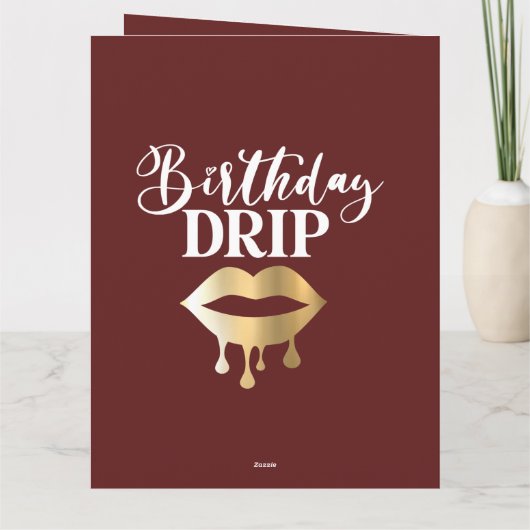 Carte de voeux pliée (Dos)