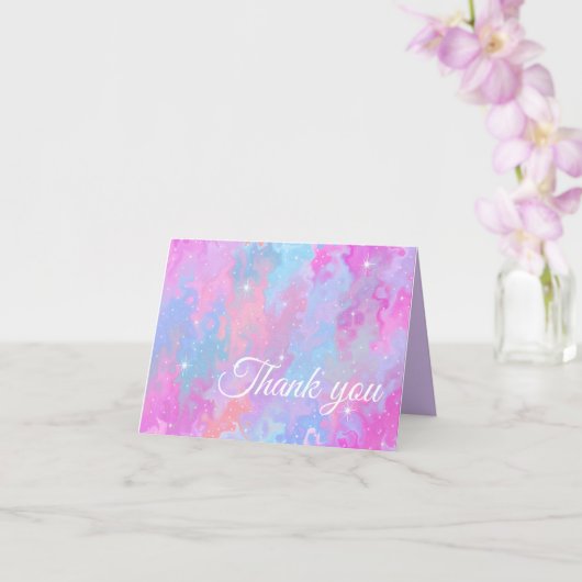 Carte de voeux pliée (Orchidée)