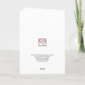Carte de voeux pliée (Dos)