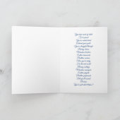 Carte de voeux pliée (Intérieur)