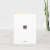 Carte de voeux pliée (Dos)