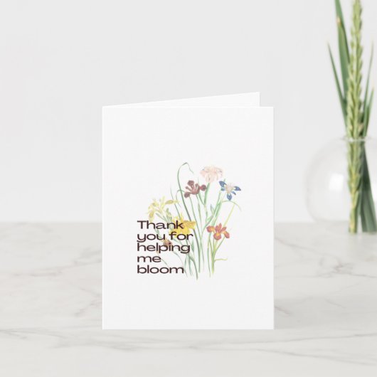 Carte de voeux pliée (Devant)