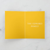 Carte de vœux pliée (Intérieur)