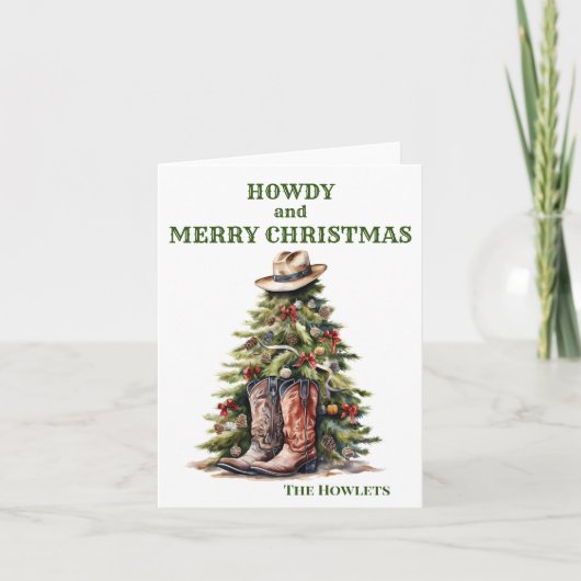 Carte de voeux pliée (Devant)