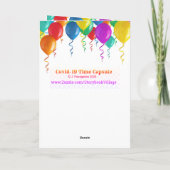 Carte de vœux pliée (Dos)