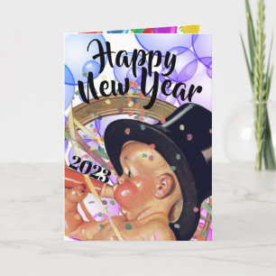 Carte de voeux pliée