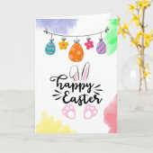 Carte de vœux pliée (Fleur jaune)