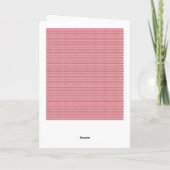 Carte de vœux pliée (Dos)