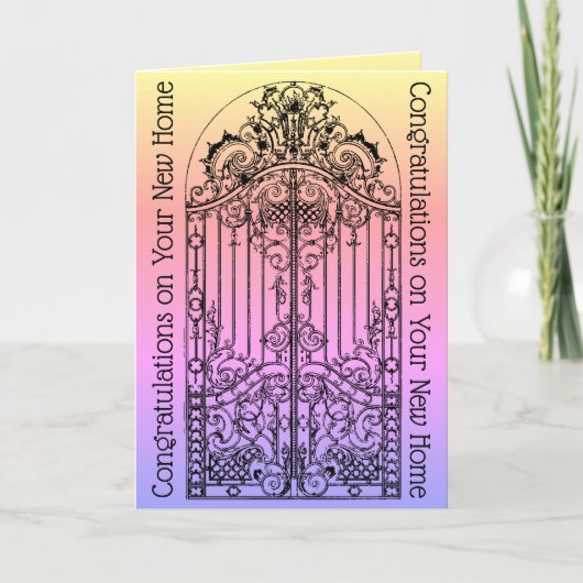 Carte de vœux pliée (Devant)