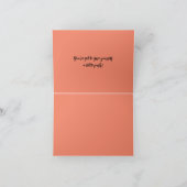 carte de voeux pliée 4" x 5,6" (Intérieur)