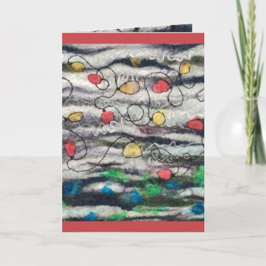 Carte de voeux pliée 5" x 7" (Devant)