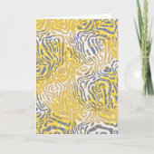 Carte de voeux pliée à blanc de conception de mode (Devant)