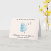 Carte de voeux pliée à l'anniversaire mignon (Fleur jaune)