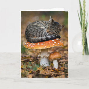 Carte de vœux pliée à motif de crapaud mignon avec