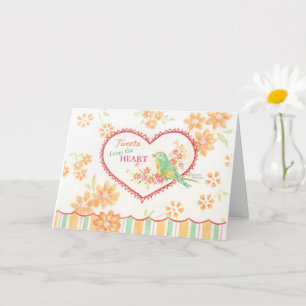 Carte de voeux pliée Anniversaire de nuit