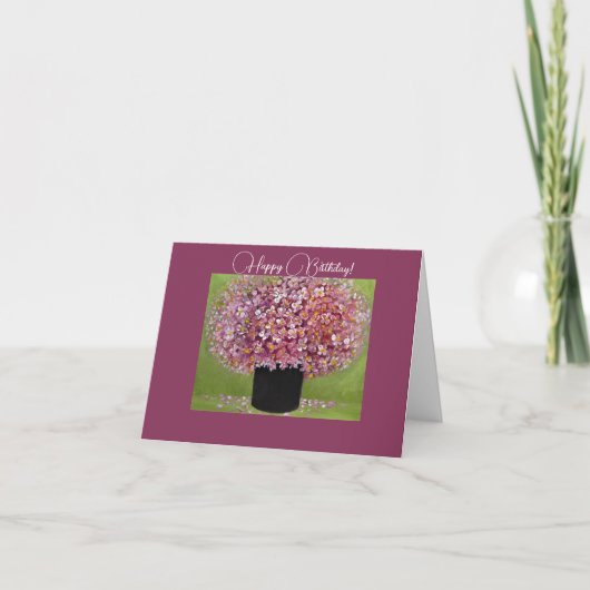 Carte de voeux pliée / anniversaire de personne sp (Devant)