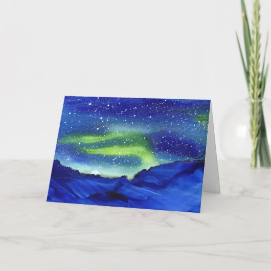 Carte de voeux pliée Art Abstrait moderne (Devant)