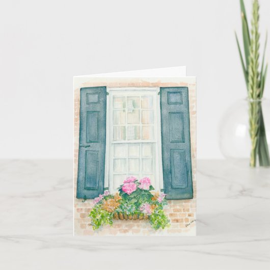 Carte de voeux pliée avec illustration originale (Devant)