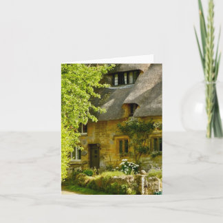 Carte de voeux pliée avec motif Angleterre