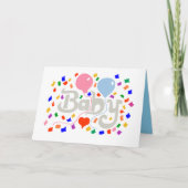 Carte de vœux pliée bébé (Devant)