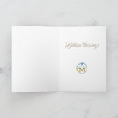 Carte de vœux pliée Beltain Ring of Fire (Intérieur)
